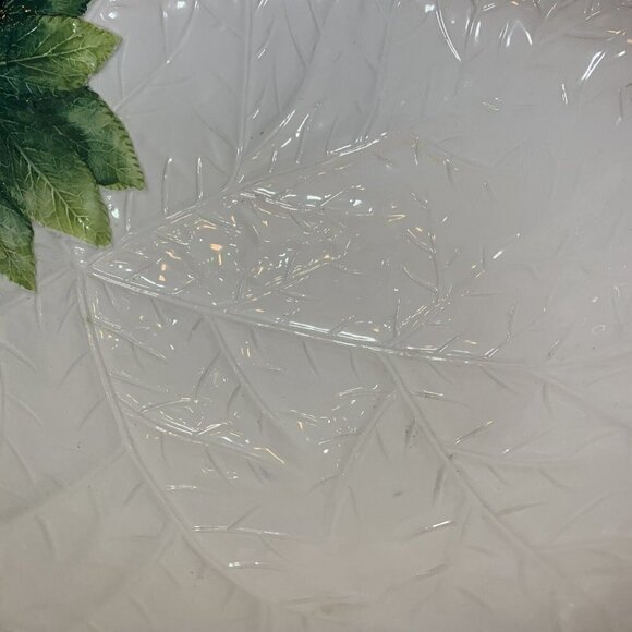 Bassano Decorato Armano Made in Italy Ceramic Fig Leaf Serving Bowl 1280/32x25 - Picture 6 of 10